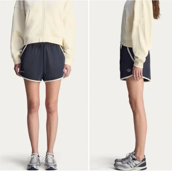 NWTS adidas x sporty and rich shorts in navy size small